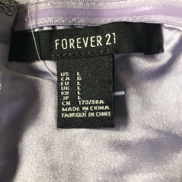 Forever 21 Strapless Lavender Fancy Dress - Picture 5 of 5